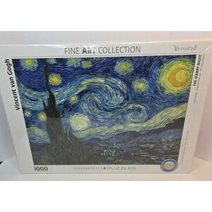Eurographics Vincent van Gogh The Starry Night 1000 Piece Jigsaw Puzzle New